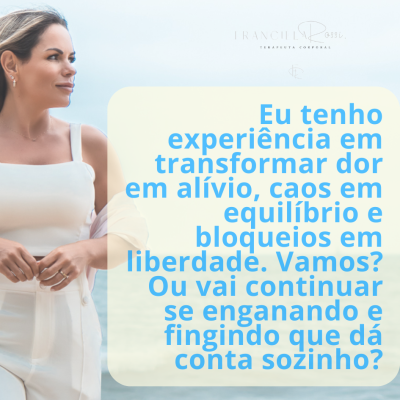 Massoterapeuta Terapeuta Corporal Franciela Rossi BC